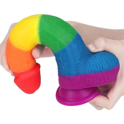 Dildo Prider 9 Silicona Liquida LGBT