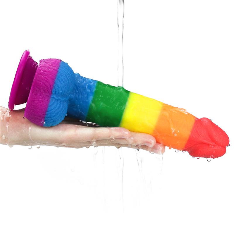 Dildo Prider 9 Silicona Liquida LGBT