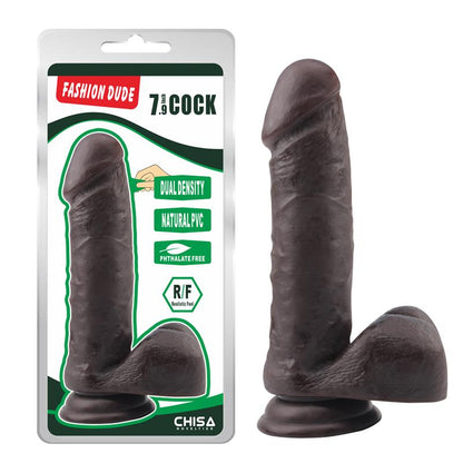 Dildo Dual Density Fashion Dude 79 Marron