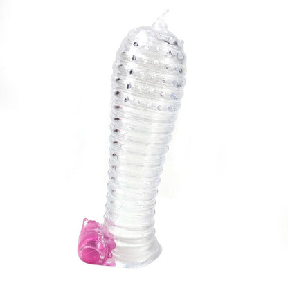 Funda para el Pene con Vibracion Transparente