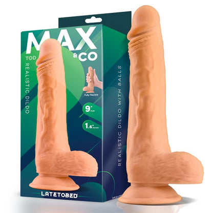 Tod Dildo Realista con Testiculos 9 Natural