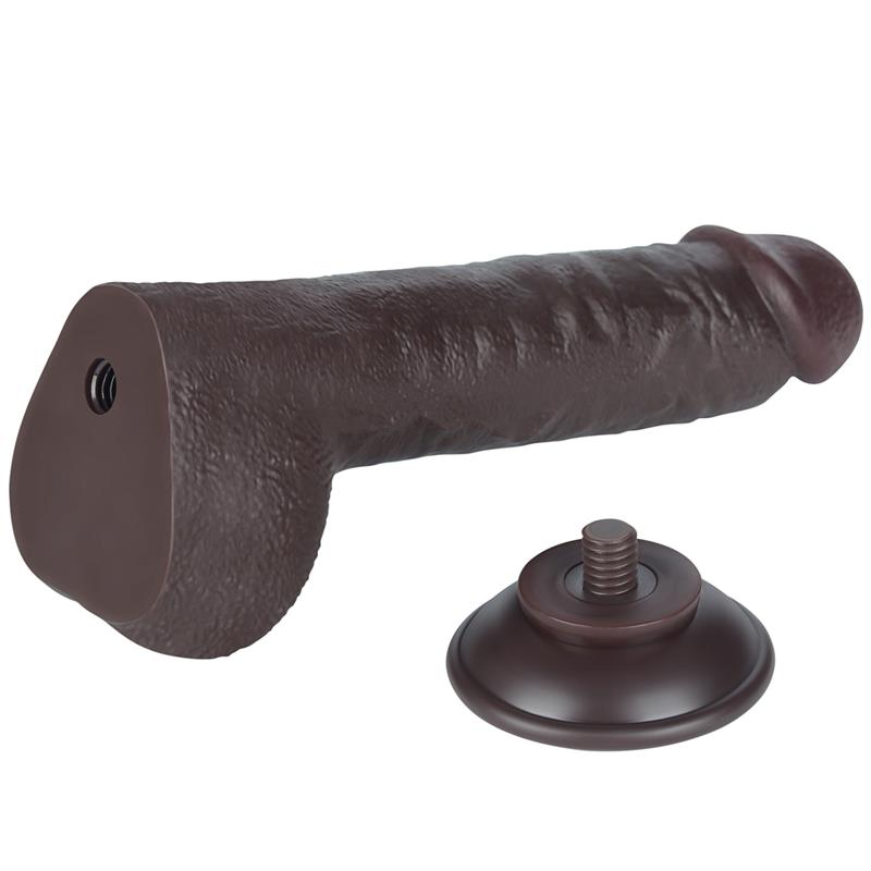 Dildo Dual Layer Piel Deslizante Retractil 95