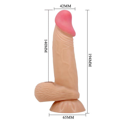 Dildo Realista con Piel Deslizante Retractil 194 cm
