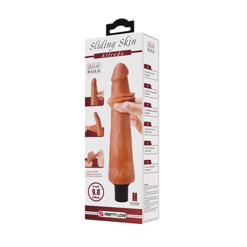 Alfredo Dildo con Piel Retractil 98