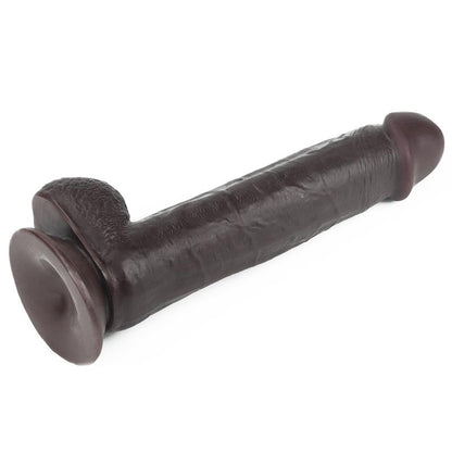 Dildo con Piel Retractil 9 Negro
