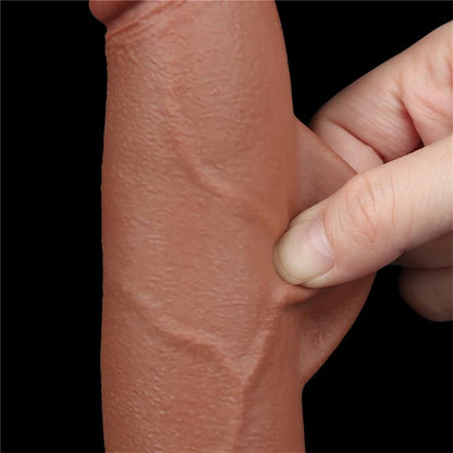 Dildo con Piel Retractil 85 Bronceado