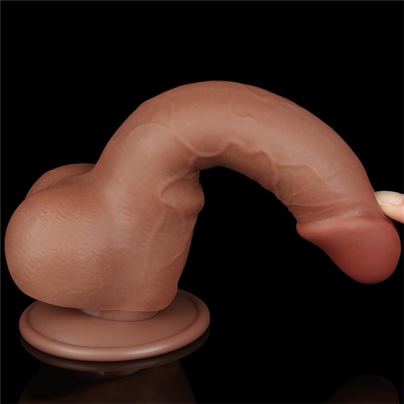 Dildo con Piel Retractil 75 Bronceado