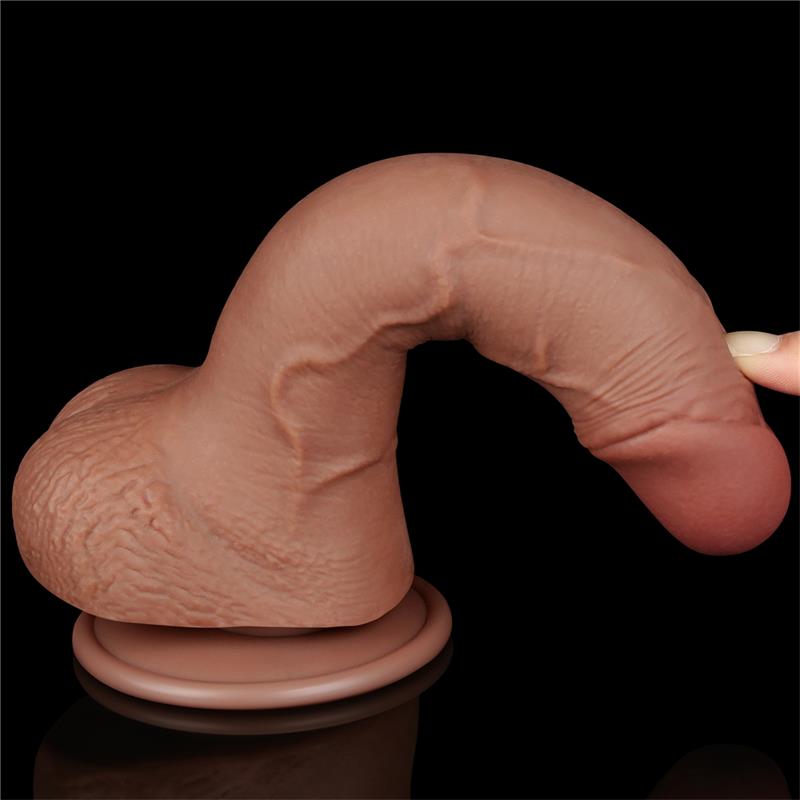 Dildo con Piel Retractil 75 Bronceado
