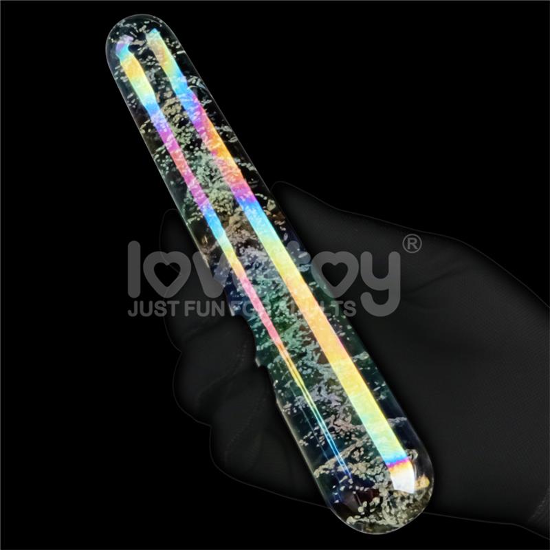 Dildo de Cristal que Brilla en la Oscuridad Dark Twilight Slim Fantasy