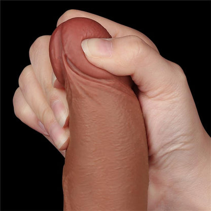 Dildo Sliding Skin 85 Marron