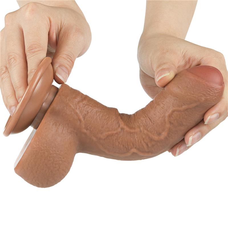 Dildo Sliding Sking 7 Marron