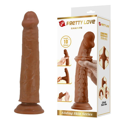 Sharife Dildo con Piel Deslizante Retractil 25 cm