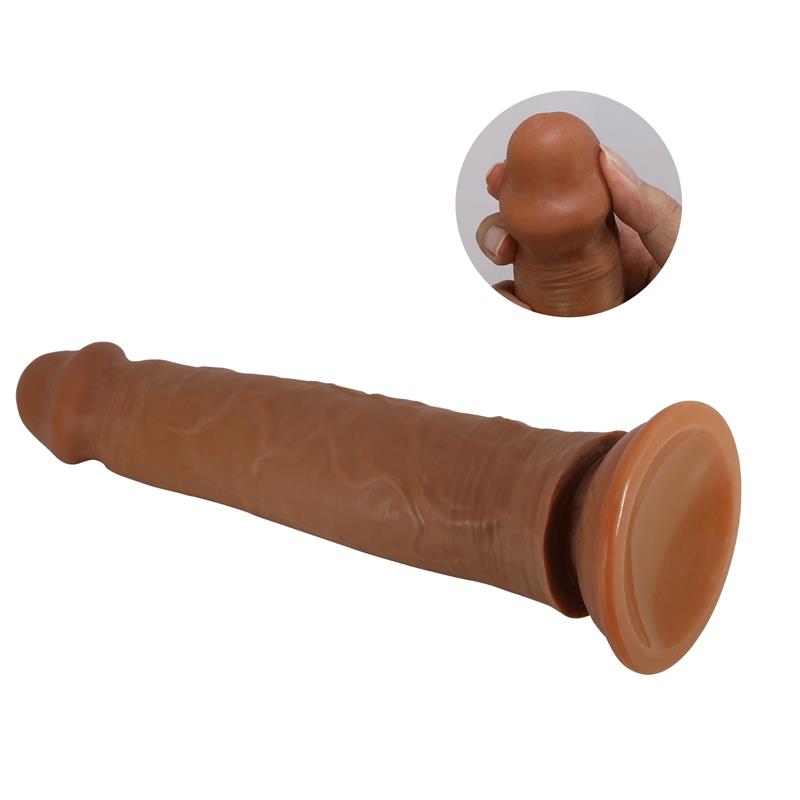 Sharife Dildo con Piel Deslizante Retractil 25 cm