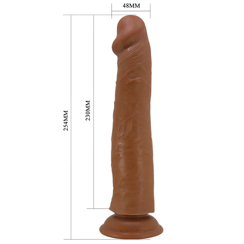 Sharife Dildo con Piel Deslizante Retractil 25 cm