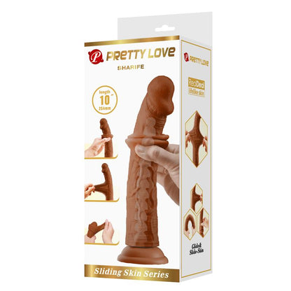 Sharife Dildo con Piel Deslizante Retractil 25 cm