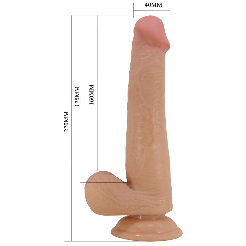 Tallen Dildo con Piel Deslizante Retractil 22 cm