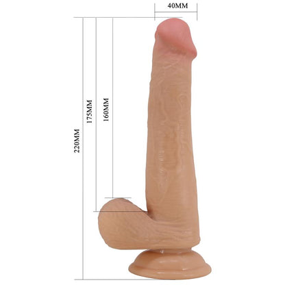 Tallen Dildo con Piel Deslizante Retractil 22 cm