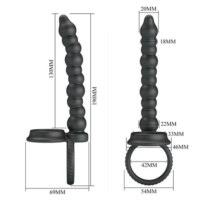 Dillion Cadena Anal con Anillo para el Pene