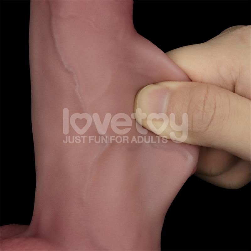 Sliding PRO II Dildo Piel Deslizante Retractil Dual layer 8