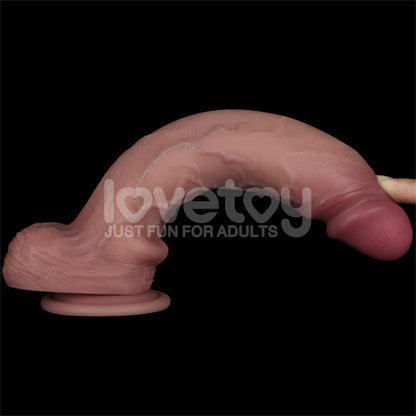 Sliding PRO II Dildo Piel Deslizante Retractil Dual layer 10