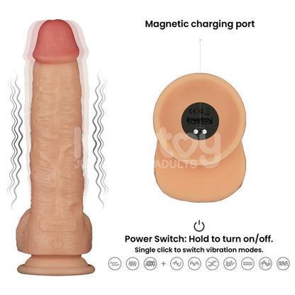 Power Basics Dildo con Vibracion 95