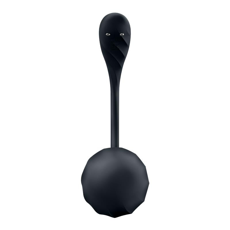 Ribbed Petal Vibrador de Braguita APP Negro