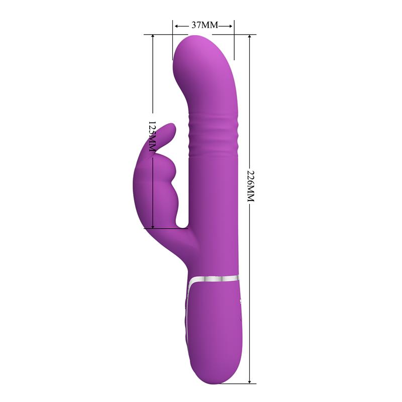 Coale Vibrador con Bolas Rotatorias y Up and Down