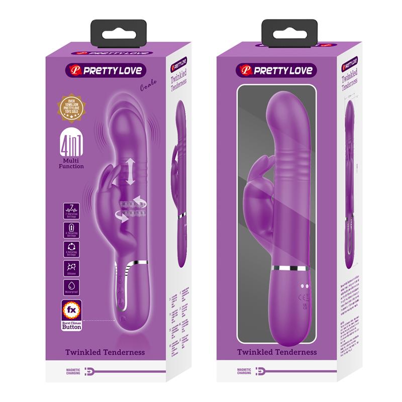 Coale Vibrador con Bolas Rotatorias y Up and Down