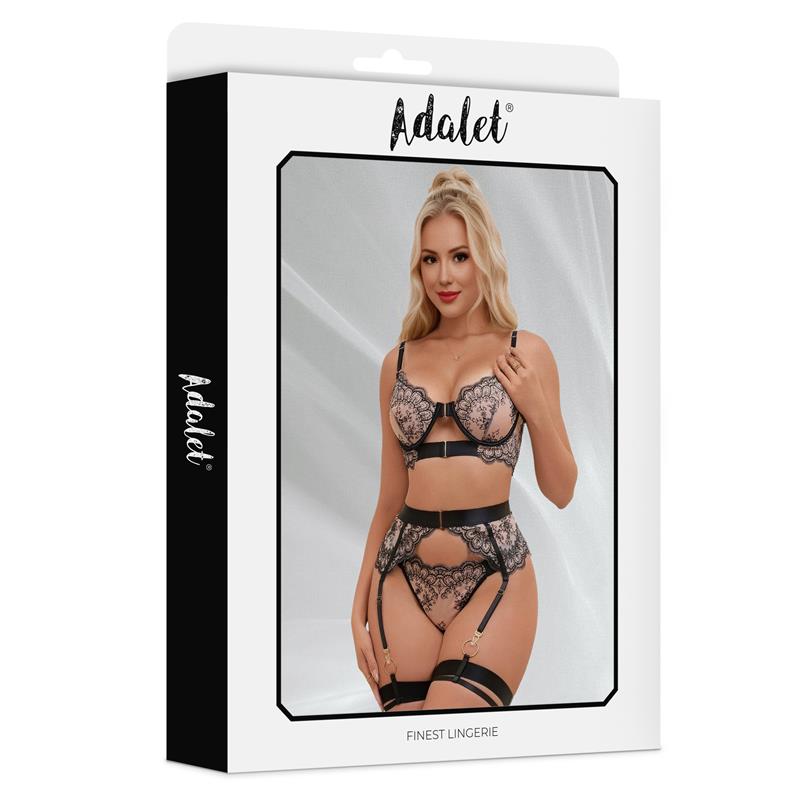 Ximena Set de 4 Piezas con Liguero