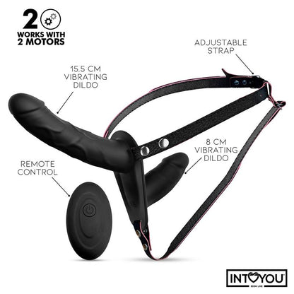 Jordan Arnes Dildo Doble con Vibracion y Control Remoto
