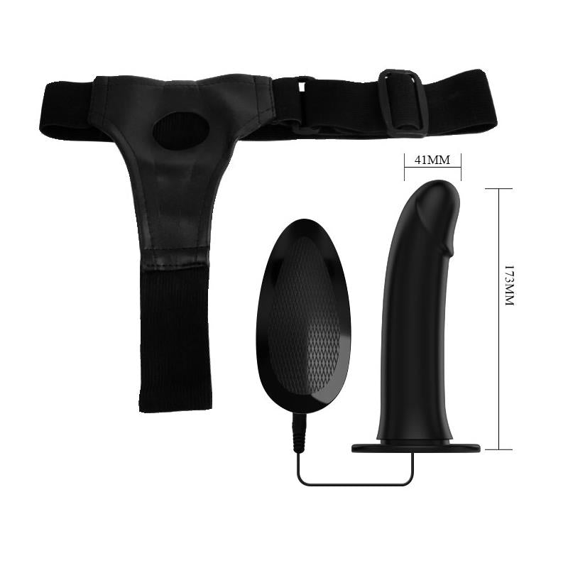 Arnes con Dildo Hueco con Vibracion Vito