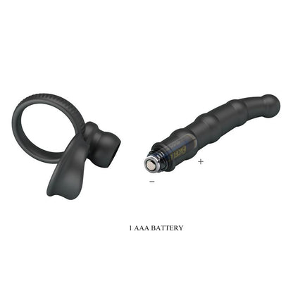 Tatum Plug Anal con Anillo para el Pene con Vibracion