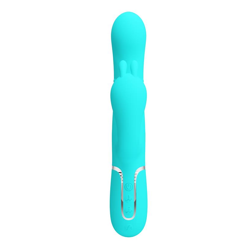 Cammy Vibrador con Bolas Rotadoras y Cadena Anal