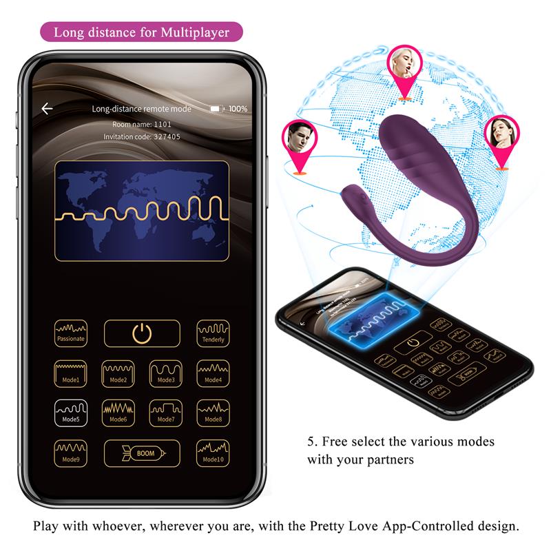 Leviathan Huevo Vibrador con APP