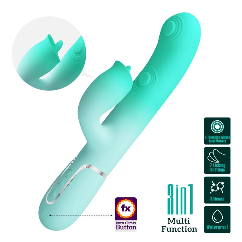 Gigi Vibrador con Thumping y Licking