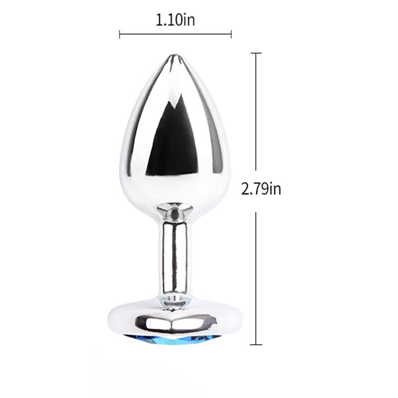 Plug Anal con Joya de Corazon Heart Gem