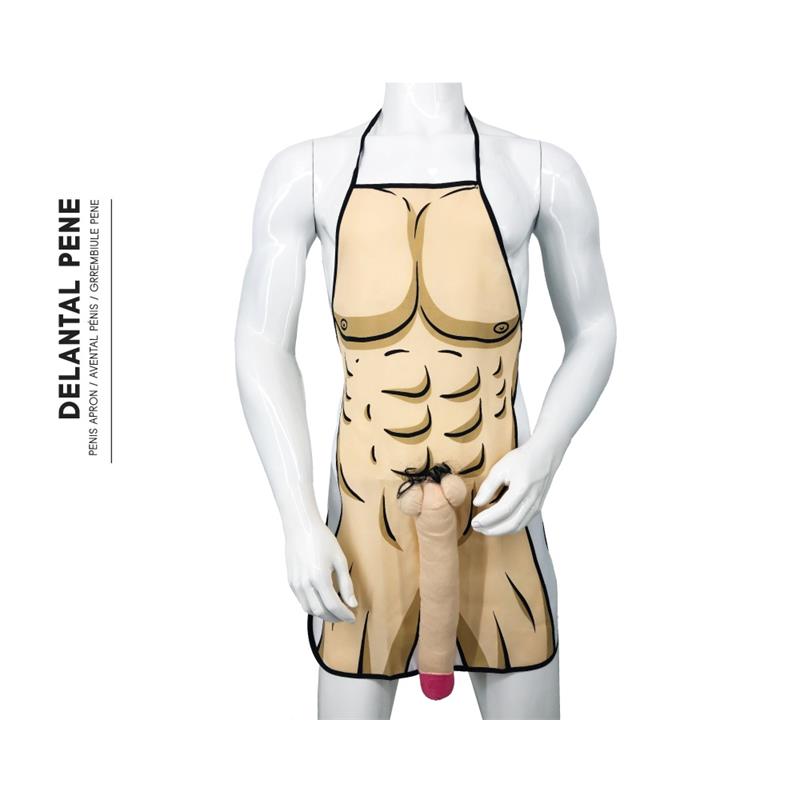 Delantal de Hombre Gran Pene Largo