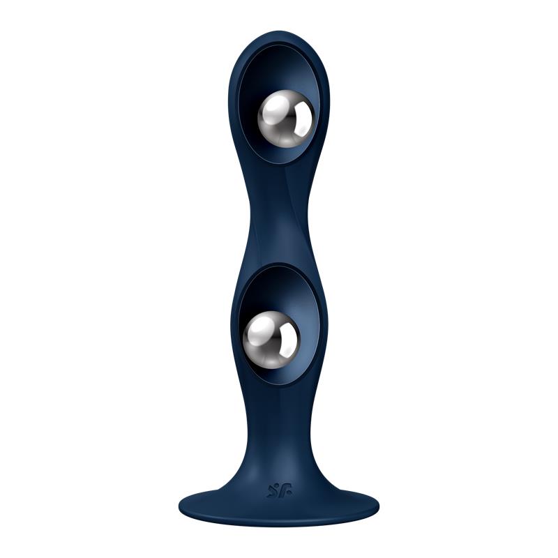 Dildo con Bola Interna Double Ball R Azul