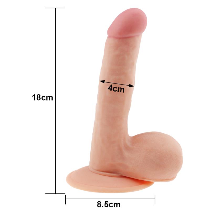 Dildo The Ultra Soft Dude 75 Natural
