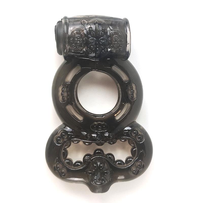 Anillo para el Pene con Vibracion Negro