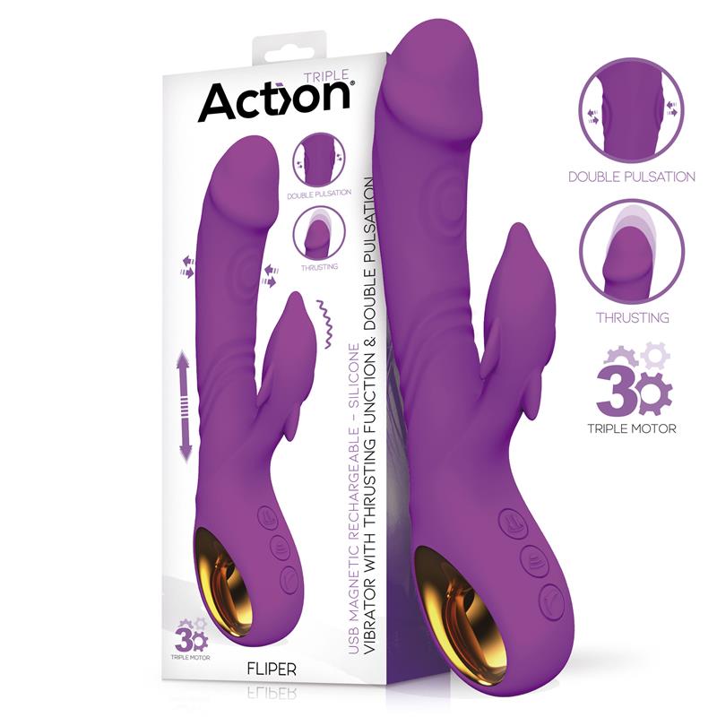 Fliper Vibrador con Thrusting y Doble Pulsacion 3 Motores