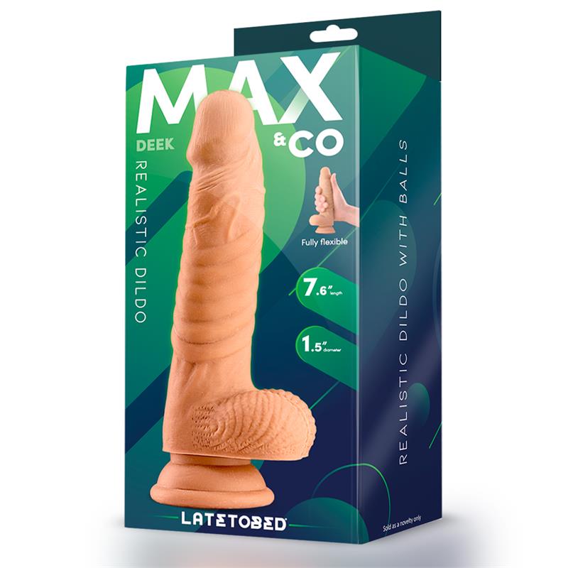 Deek Dildo Realista con Testiculos 76 Natural