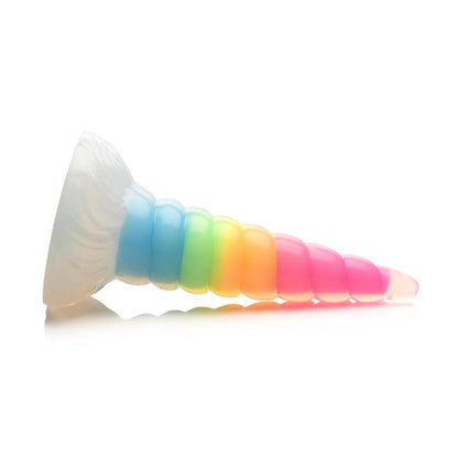 Dildo Luminiscente Rainbow Brilla en la Oscuridad