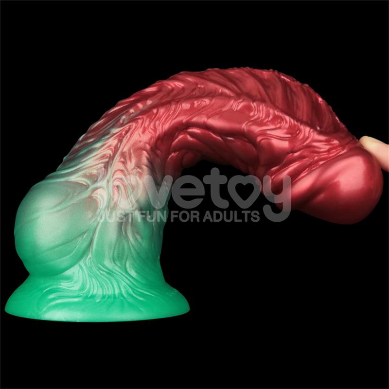 Dildo Inflable Silicona Dual Density 8