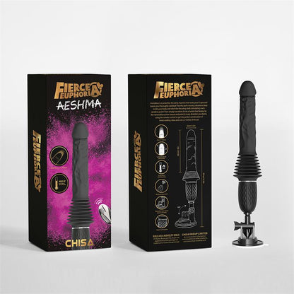 Aeshma Dildo Vibrador con Thrusting y Control Remoto