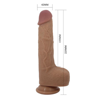 Tommy Dildo Realista con Vibracion y Thrusting con Contorl Remoto