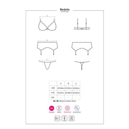 Set de 3 Piezas Redella Negro