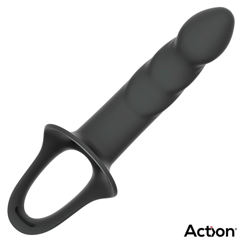 Arnes Strap on con Dildo Hueco Silicona Premium Talla L Negro