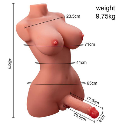 Hermosa Lady Boy Torso con Vibracion y Thrusting 975 kg