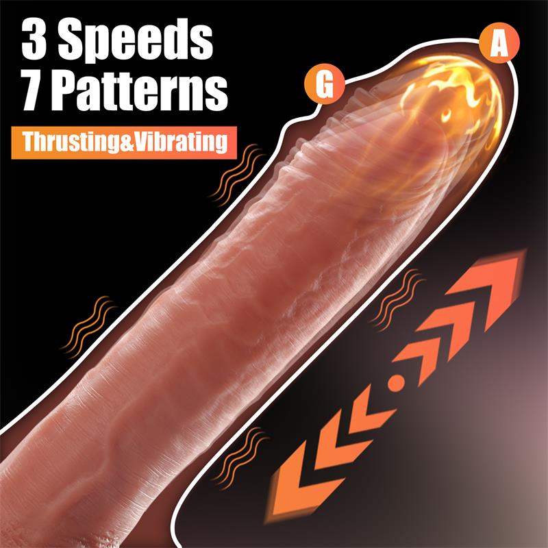 Baird Dildo con Thrusting y Vibracion 807